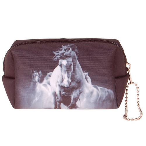 Kleine etui/klein toilettasje paard 