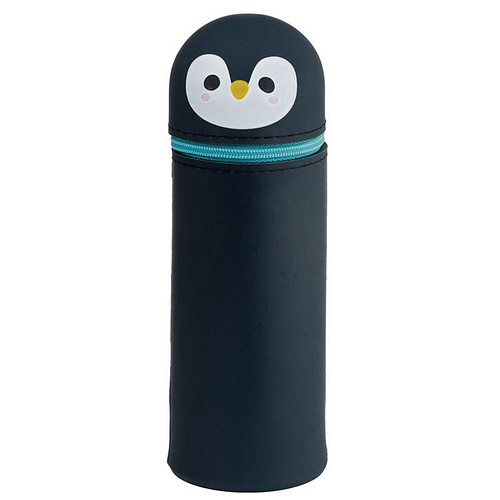 Etui Adoramals Pinguin Staand Siliconen - 18x6x6cm (HxBxD)