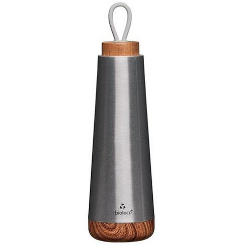 Bioloco RVS Drinkfles Thermo - Loop - 500ml - Zilver