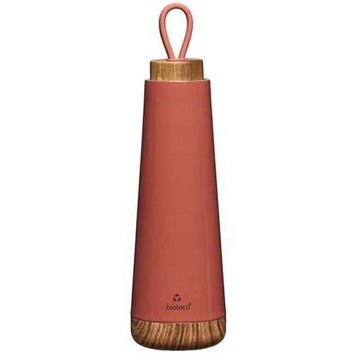 Bioloco RVS Drinkfles Thermo - Loop - 500ml - Koraal