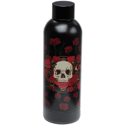 Thermosfles - Skulls & Roses - 530ml - 23x7x6cm