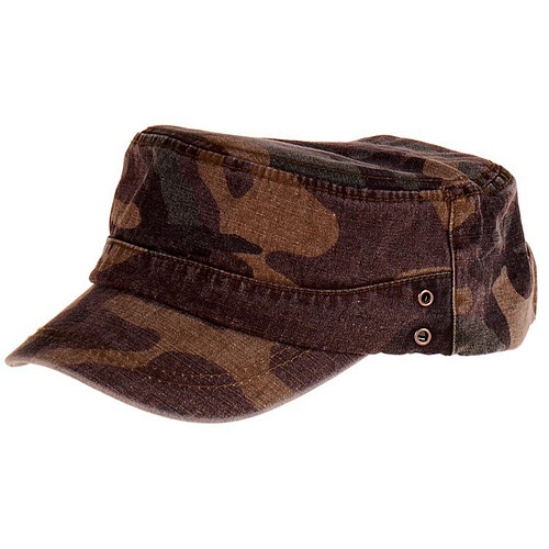 Veldpet Vintagelook Woodland Camouflage Donker 