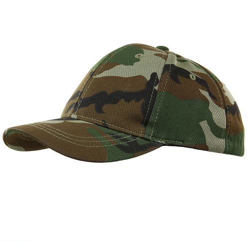 Kinderpet camouflage groen