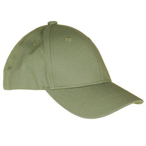 Kinderpet Effen Saliegroen - Stof - Klittenband 