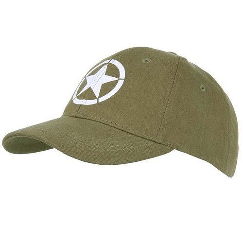 Baseballcap Allied star WWII groen