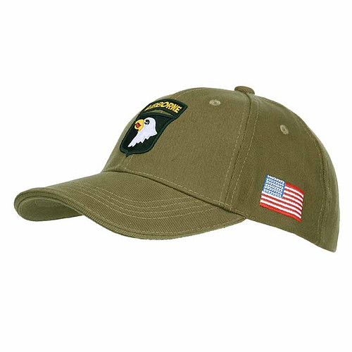 Baseballcap Airborne groen