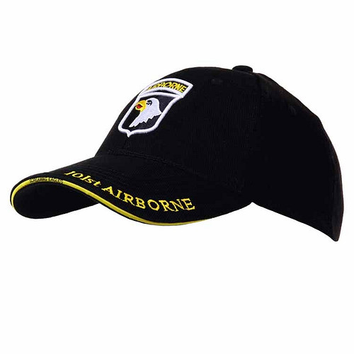 Baseballcap 101st Airborne zwart
