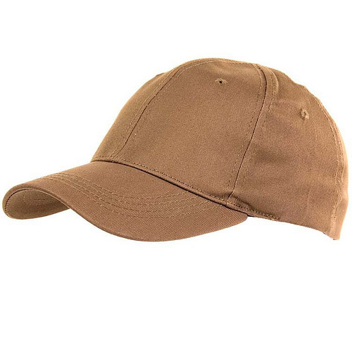 Baseballcap Bruingroen effen  - Sniper cap - stretch 57cm