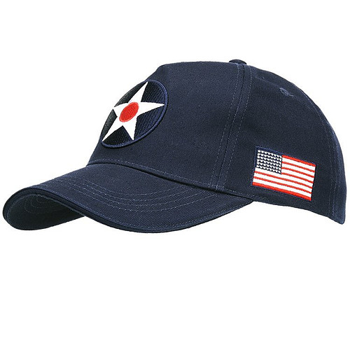 Baseballcap US Army Air Corps - Ster Donkerblauw