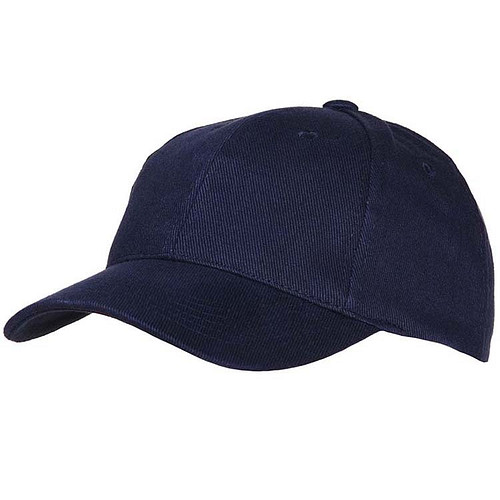 Baseballcap effen Donkerblauw