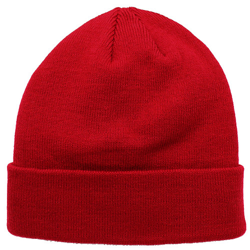 Muts Donkerrood Effen - Commandomuts - Omslag - Standaard Maat