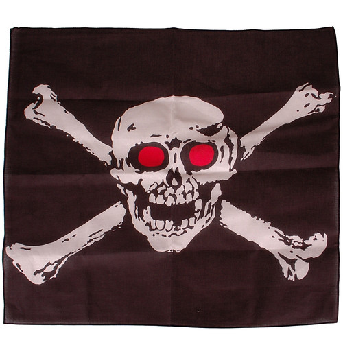 Bandana/Doek Piraten - Jolly Roger 50x50