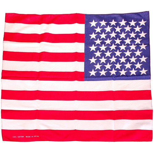 Bandana/Doek Amerikaanse Vlag 50x50