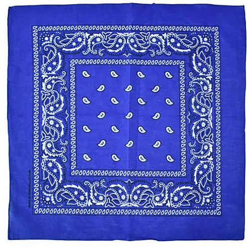 Boerenzakdoek Blauw - 54x54cm