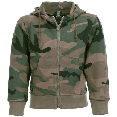 Kindervest/Hoodie camouflage