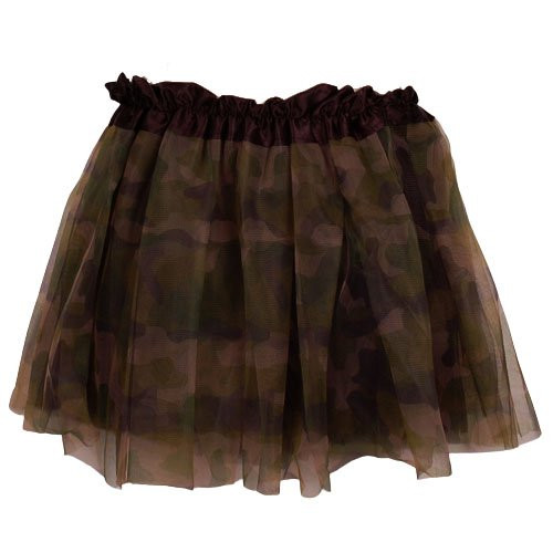 Tutu voor kinderen camouflage groen