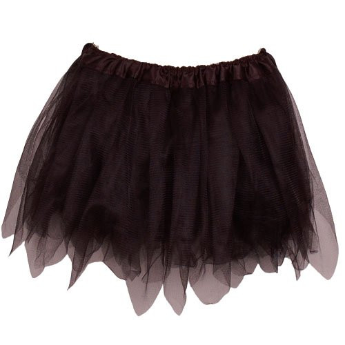 Tutu voor kinderen organza effen zwart