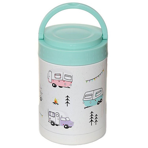 RVS Thermospot/Lunchpot/Snackpot warm en koud 500ml - Wildwood Caravan Park