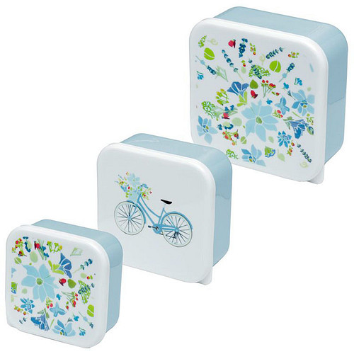 Lunchbox Julie Dodsworth Lavender met Fiets set 3st M/L/XL