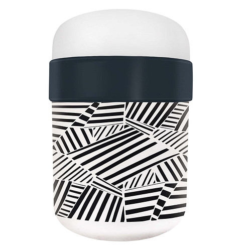 BioLoco Lunchbeker PLA - Zebra - Twee delen - 500 en 200ml
