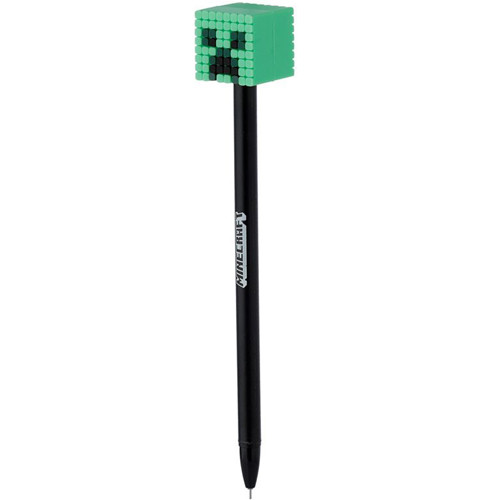 Fijnschrijver Zwart Pen - Minecraft Creeper- Originele Licentie 