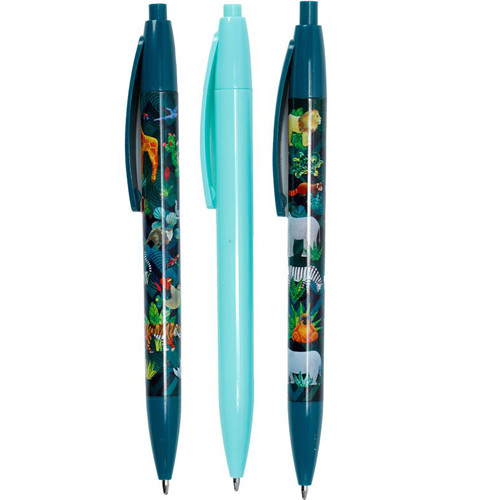 Pennenset van 3 - Animal Kingdom - Gerecycled ABS (RABS)