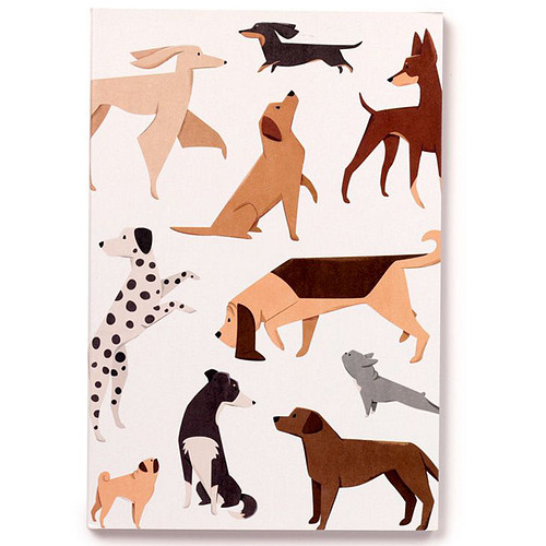 Notitieboekje - Barks Honden - A5 Gelineerd - 100% Gerecycled Papier/Karton Gelijmde Rug - Dikte 7mm