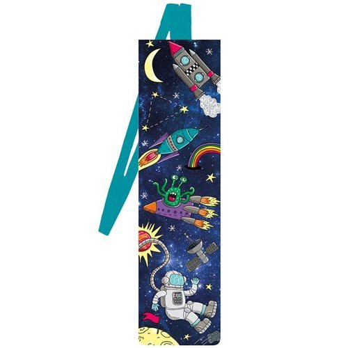 Boekenlegger met elastiek - Space