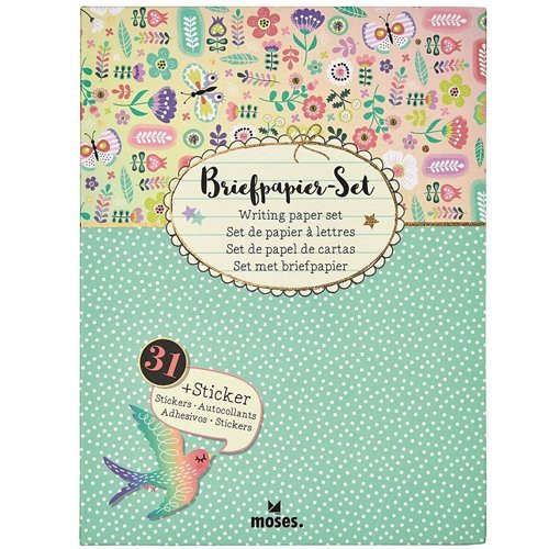 Briefpapier Set Flowers and Friends - A5