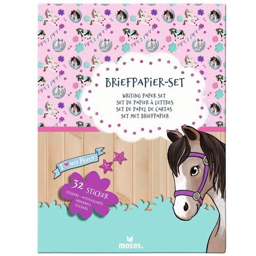 Briefpapier Set Paarden - Meisjes - A5