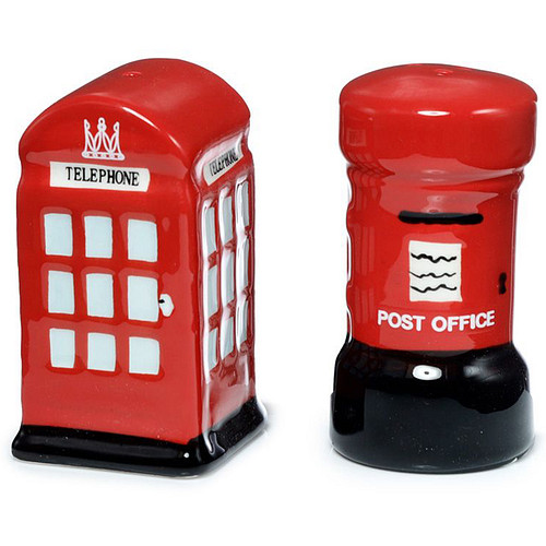 Peper/Zoutstel - London Mailbox & Telefooncel - 7,5cm(H)