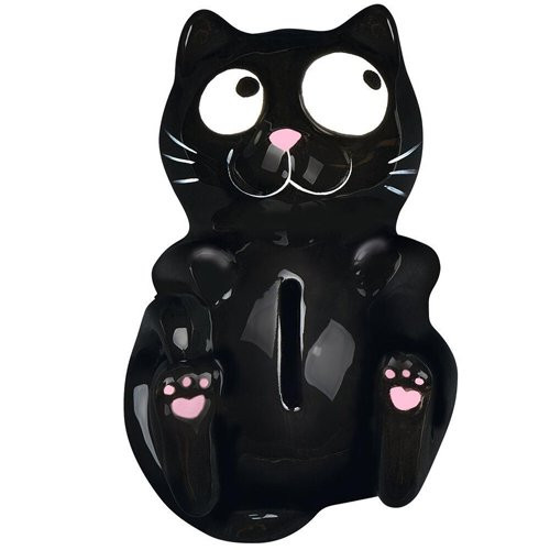 Spaarpot Ed the Cat - Zwart - Money Cat