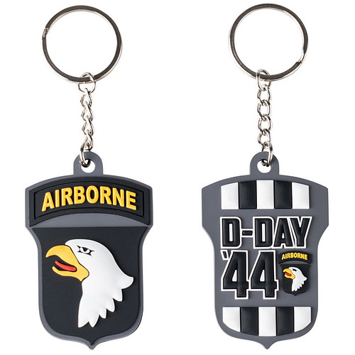 Sleutelhanger PVC 101st Airborne D-Day 44 - Fostex WW2 Series - 6,5x4,5cm