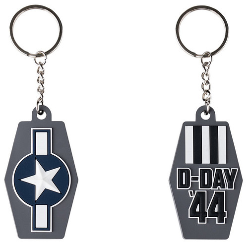 Sleutelhanger PVC USAF D-DAY 44 - Fostex WW2 Series - 6x3,5cm
