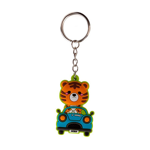 Sleutelhanger/Tashanger - Alfie de Tijger Adoramals - PVC - 5,5x3,5cm