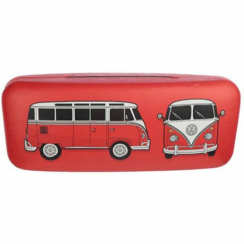 Brillenkoker Volkswagen T1 Kampeerbus rood