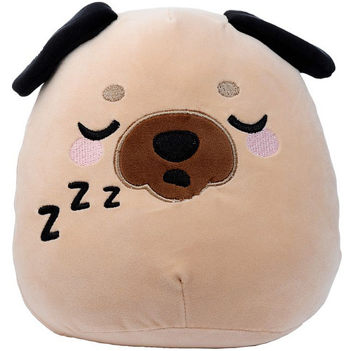 Knuffel Pluche - Gus de Mopshond - Squidglys Adoramals - 23x21x20cm