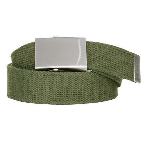 Koppelriem/Tropenkoppel canvas met schuifgesp - Groen