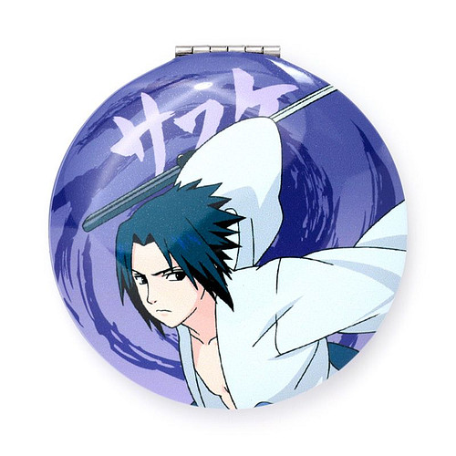 Spiegeltje Make-Up Compact Klep - Naruto Ninja Manga - Madara Uchiha - 6.5x6.5x1cm