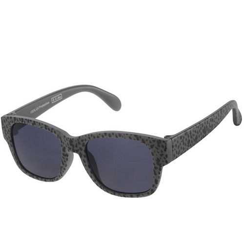 Meisjeszonnebril grijsgroen luipaard 0-4jr - 100% UV cat 3