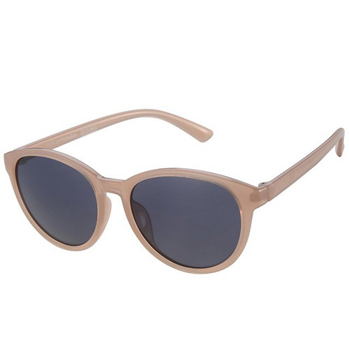 Meisjeszonnebril vlindermodel rozebruin semitransparant montuur 5-8jr - 100% UV cat 3