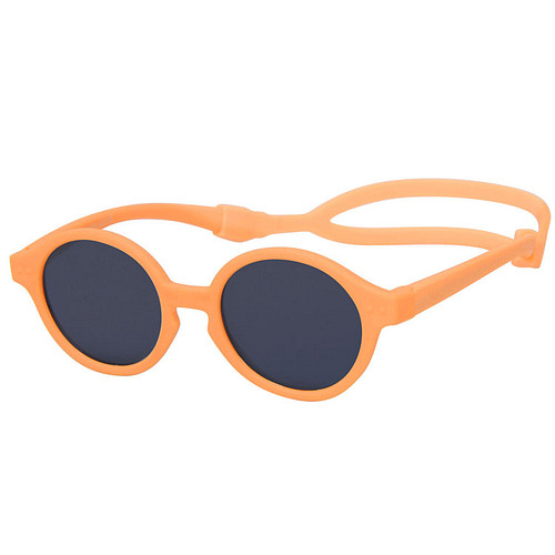 Babyzonnebril - Perzik met rubber hoofdband aan voet 0mnd-12mnd - 100% UV cat 3