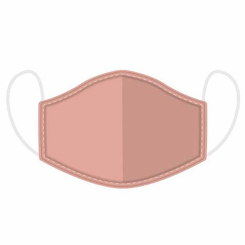 Mondkapje - effen lichtroze