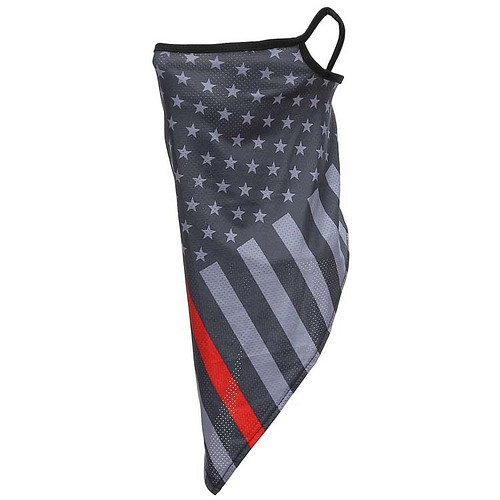 Gezichtsbedekking sjaal - USA grijs