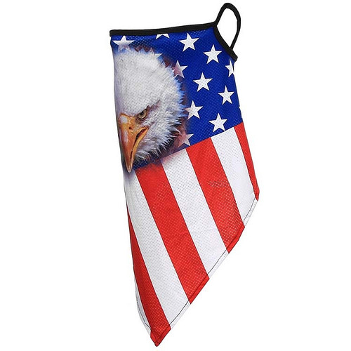 Gezichtsbedekking sjaal - Amerikaanse vlag adelaar