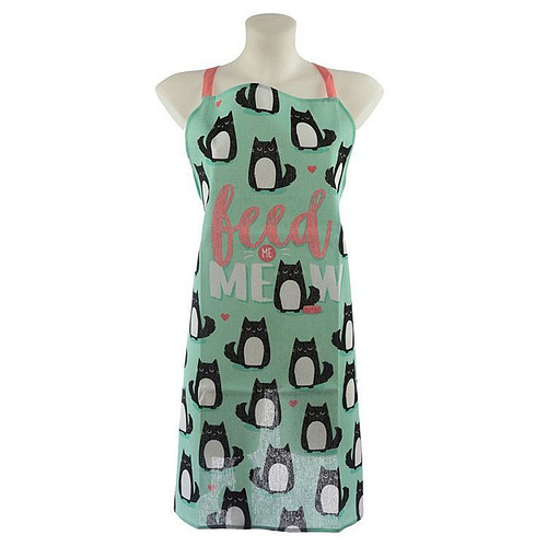 Keukenschort - Feline Fine Cat - Feed me Meow