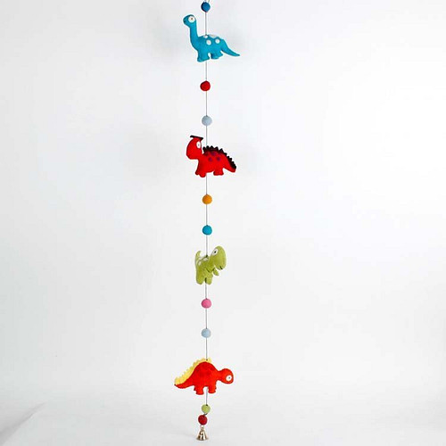 Vilten slinger dinosaurussen