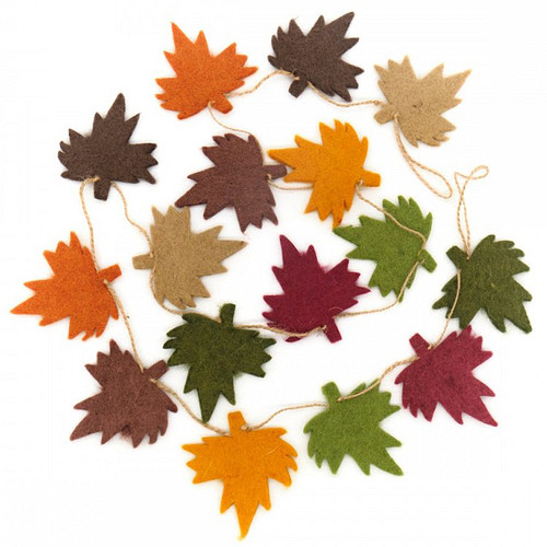 Viltslinger Esdoornblad Herfsttinten - 7,5cm