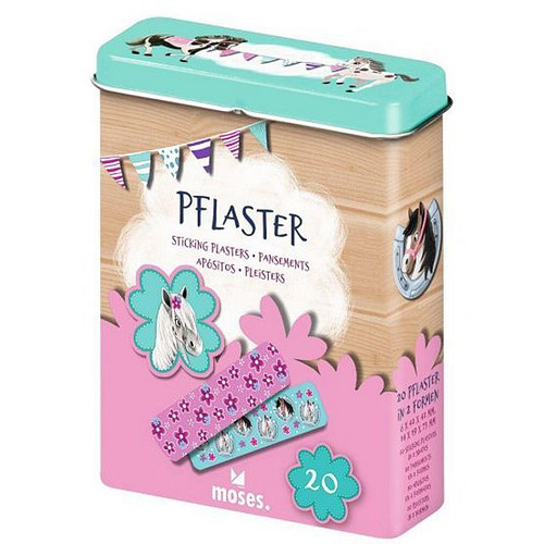  Blikje pleisters met paarden