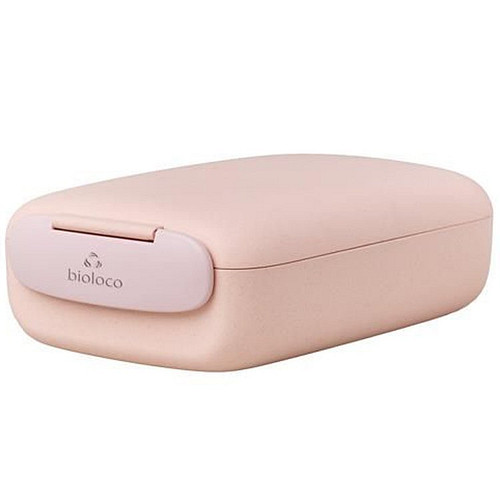 PLA/plant bioloco lunchtrommel Urban L 19,5cm x 16cm x 6cm - Lichtroze